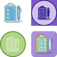 Check List Icon Design vector