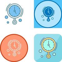 Wall Clock Icon Design vector