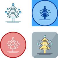 Pine Tree Icon Design vector