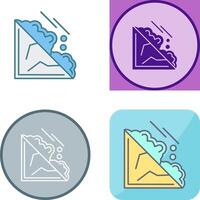 diseño de icono de avalancha vector