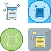 Wishlist Icon Design vector