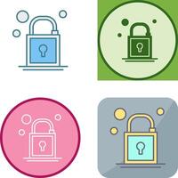 Lock Icon Design vector