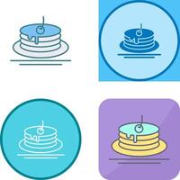 Pancake Icon Design vector