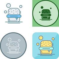 diseño de icono de hamburguesa vector