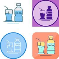 Soda Icon Design vector