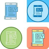 Buy Now Icon Design vector