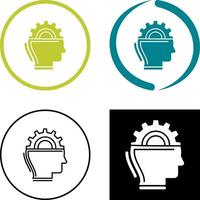 Machine Learning Icon Design vector