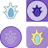 Dragon Fruit Icon Design vector