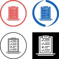 Delivery List Icon Design vector