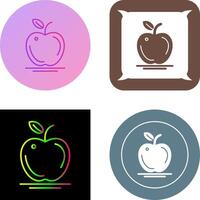 diseño de icono de manzana vector