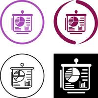 Presentation Icon Design vector