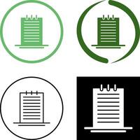 Notes Icon Design vector
