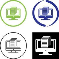 Document Icon Design vector