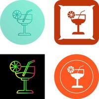 Cocktail Icon Design vector