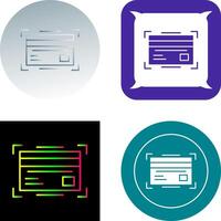 Credit Card Icon Design vector