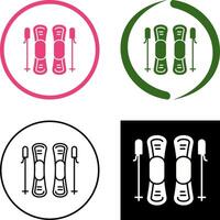 Ski Icon Design vector