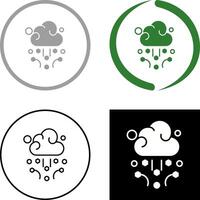 Hail Icon Design vector