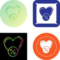 Heart Icon Design vector