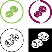 Steak Icon Design vector