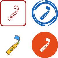 Electronic Cigarette Icon Design vector