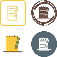 Check Up List Icon Design vector