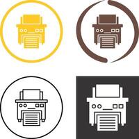 Printer Icon Design vector