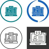 Employee Benefits Icon Design vector