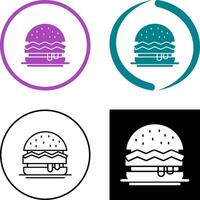 diseño de icono de hamburguesa vector