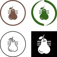 Pear Icon Design vector