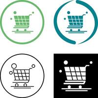 Trolley Icon Design vector