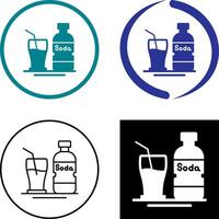 soda icono diseño vector