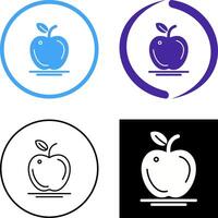 diseño de icono de manzana vector