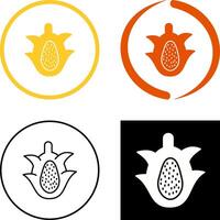 continuar Fruta icono diseño vector