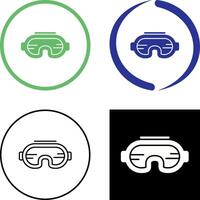 Goggle Icon Design vector