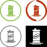 Soda Can Icon Design vector