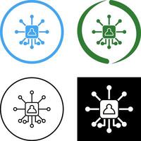 Networking Icon Design vector