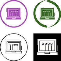 Laptop Icon Design vector