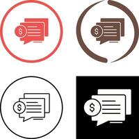 Dialog Icon Design vector