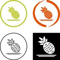 Pineapple Icon Design vector