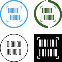 BarCode Icon Design vector