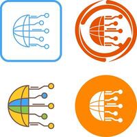 Network Icon Design vector