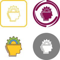 Machine Learning Icon Design vector