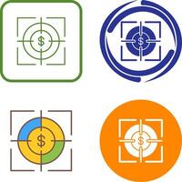 Target Icon Design vector