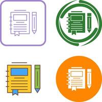 Journal Icon Design vector
