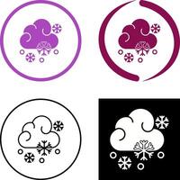 Snowy Icon Design vector