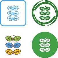 Tobacco Leafs Icon Design vector