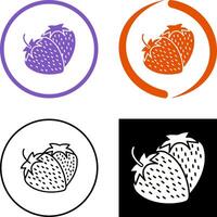 Strawberry Icon Design vector