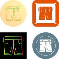 diseño de icono de pantalones cortos vector