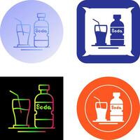 Soda Icon Design vector