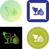 Lime Juice Icon Design vector